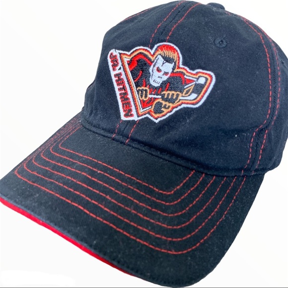 CALGARY JR Hitmen Kids Hockey Ball Cap Black One Size - Picture 3 of 8
